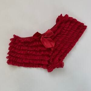 Coquette Red Lace Bloomers